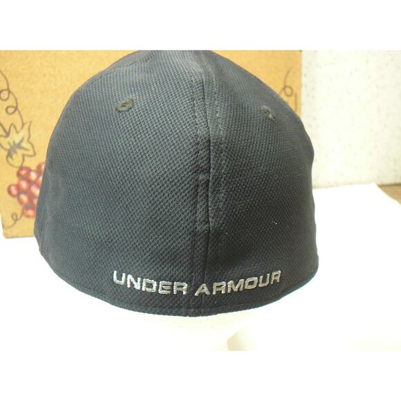 Under Armour Youth S/M Classic Fit Black Cap/Hat - Picture 3 of 9